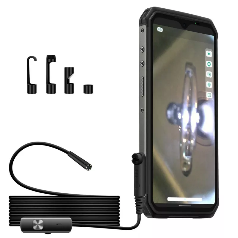Ulefone uSmart UF-EC endoscoopcamera voor smartphones, zwart