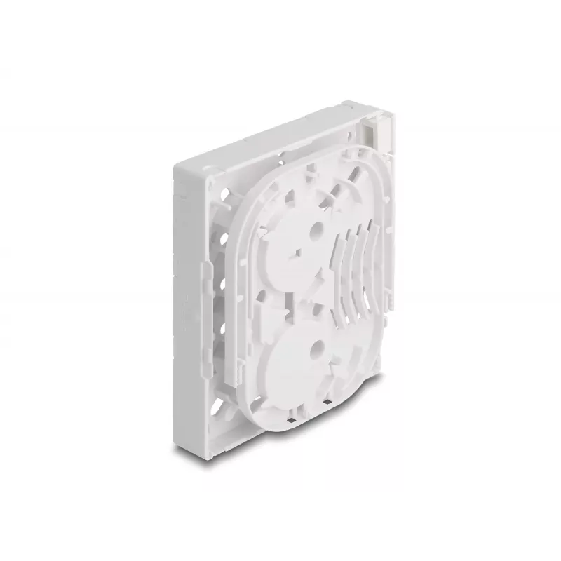 DeLOCK glasvezel-aansluitdoos FTTH wandmontage 4 x SC simplex LC duplex wit