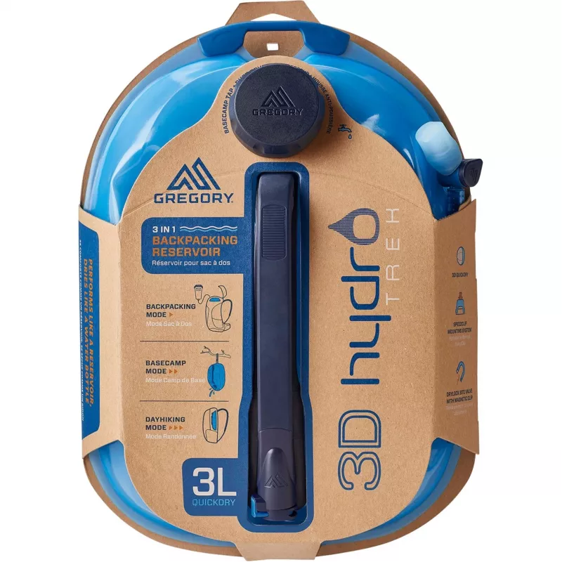 Drinkblaas 3D Hydro Trek 3L, waterfles Light Blue, 3 liter