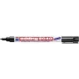 Textielmarker Edding 8040 permanente inkt zwart – stofmarker voor textiel, permanente zwarte inkt