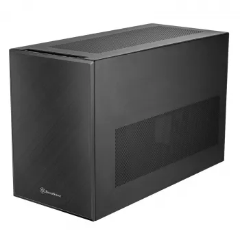 SilverStone SST-SG17B Micro-ATX / Mini-ITX-behuizing - zwart