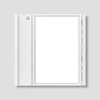 Siedle oproepknop TM 700-1-0 W wit (210011966-00)