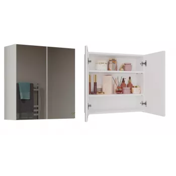 Topeshop POLA 2DL BIEL badkamerkast wit
