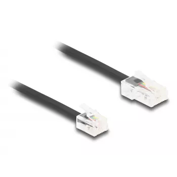 DeLOCK telefoonkabel RJ45-stekker naar RJ11-stekker zwart 3 m