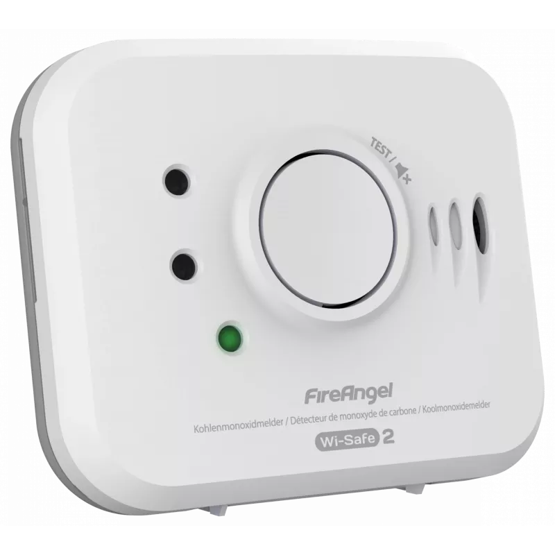 Koolmonoxidemelder FireAngel NM-CO10X interfacemodel met bedrade interface voor huisveiligheid