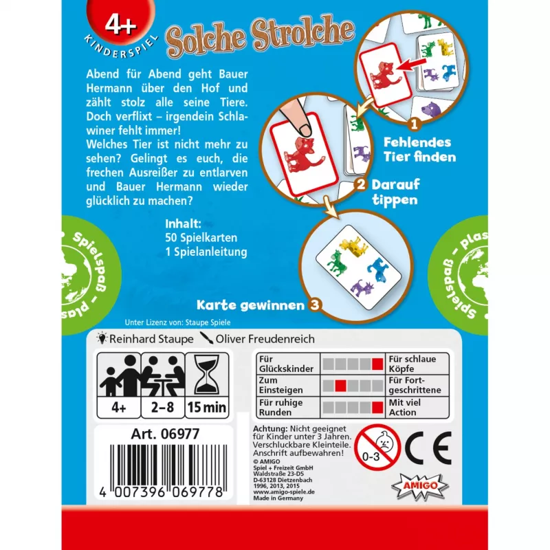 Solche Strolche, memoryspel