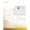 Instantcamera SAVIO AN-01 voor kinderen, wit, 6,1 cm (2,4″) LCD, MicroSDHC tot 32 GB, USB-C, 1200 mAh accu, geen ingebouwde flitser