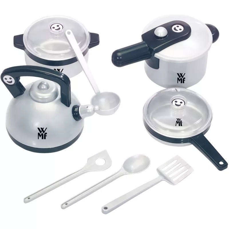 Pannenset Theo Klein WMF 9430 zwart zilver