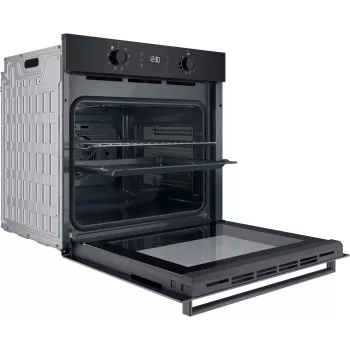 INDESIT oven | IO K55C B | 71 L | elektrisch | katalytisch | elektronisch | hoogte 59,5 cm | breedte 59,5 cm | zwart