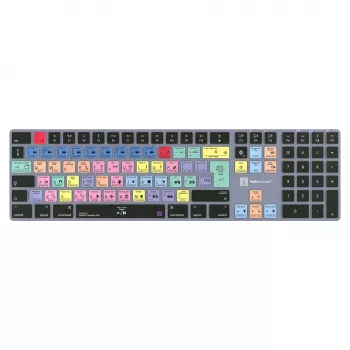 LogicKeyboard Titan DE Mac-toetsenbord voor Adobe Premiere Pro CC — Duitse layout