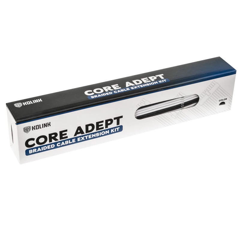 Kolink Core Adept modulaire kabelset voor voedingen (zwart/wit)