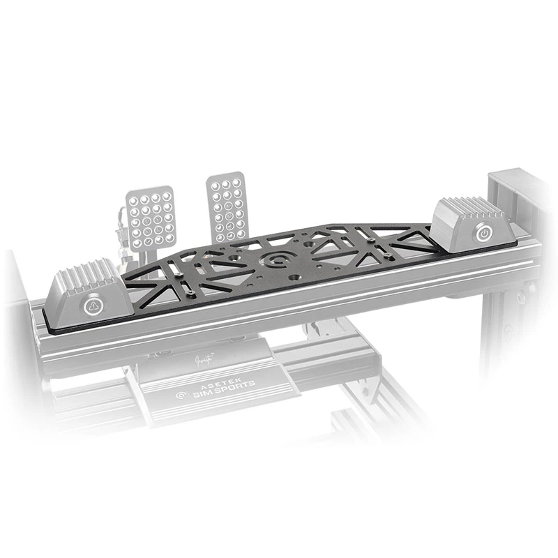 Montagebeugel Asetek SimSports 460×120×5 mm, staal, zwart
