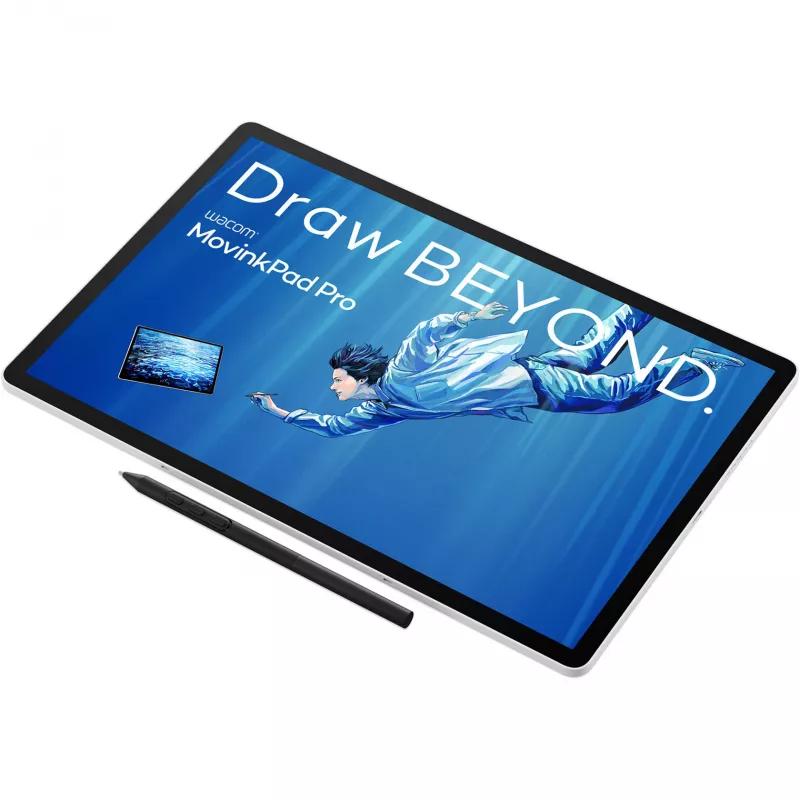 Wacom MovinkPad Pro 14, bedraad en draadloos, 5080 lpi, 302 x 189 mm, USB/Bluetooth, 1 cm, pen