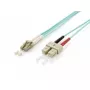 Equip LC/SC glasvezel-patchkabel, OM3, 3,0 m, 3 m, OM3, LC, SC