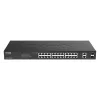 D-Link DGS-1100-26MPV2/E netwerkswitch Managed L2 Gigabit Ethernet (10/100/1000) Power over Ethernet (PoE) zwart