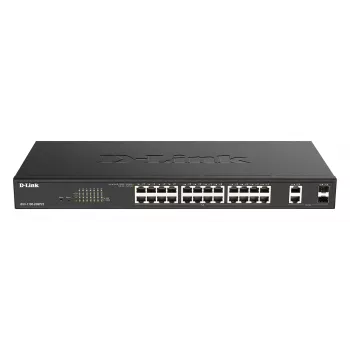 D-Link DGS-1100-26MPV2/E netwerkswitch Managed L2 Gigabit Ethernet (10/100/1000) Power over Ethernet (PoE) zwart