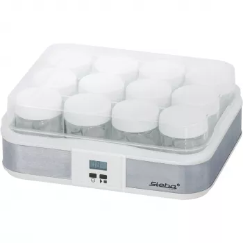 Joghurtmaker JM 2, yoghurtbereider roestvrij staal/wit