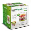 GreenBlue GB190 voedseldroger voor paddenstoelen, groenten en fruit, 5 laden, 250 W, instelbare temperatuur 35–70 °C, wit