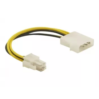 DeLOCK kabel P4-stekker Molex 4-pins stekker meerkleurig 0,13 m