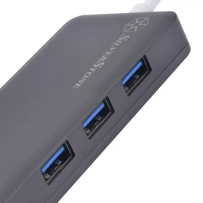 SilverStone SST-EP14C - USB 3.1 Type-C Gen1 naar HDMI, 3x USB 3.1 Gen 1 Type-A, 1x USB 3.1 Gen 1 Type-C (PD 2.0-laden) (SST-EP14C)