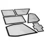 Stoffilter DEMCiflex 0476 voor NZXT Phantom 530, zwart, 6-pack