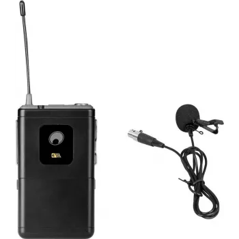 Lavalier-microfoon Omnitronic UHF-E Serie 828,6 MHz, lavaliermicrofoon, kogelcapsule