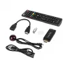 Mini DVB-T2 H.265 HEVC-tuner KRUGER & MATZ KM9998, 470–862 MHz, 1 tuner, HDMI, USB, 720p