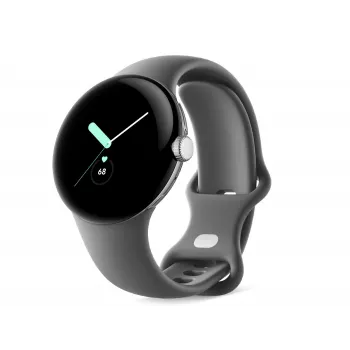 Google Pixel Watch – gepolijst zilver – smartwatch met bandje
