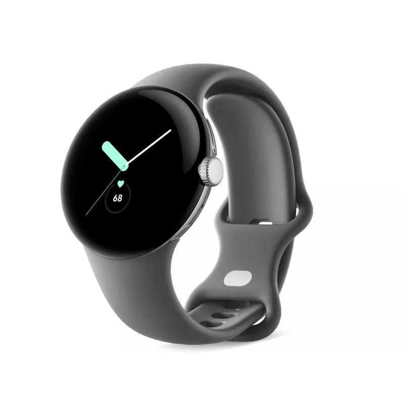Google Pixel Watch – gepolijst zilver – smartwatch met bandje