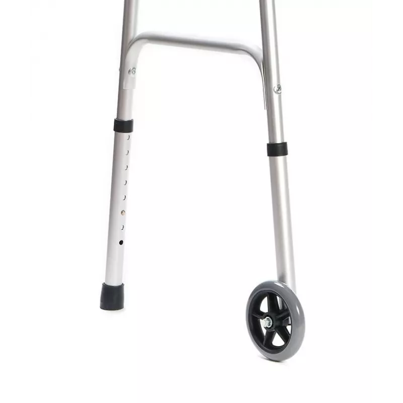 Rollator MDH PPC014 met wielen en in hoogte verstelbaar, lichtgewicht mobiliteitshulpmiddel
