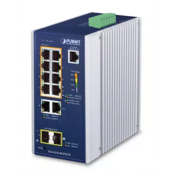 Managed switch PLANET IGS-4215-8UP2T2S L2/L4 Gigabit Ethernet PoE 10 poorten