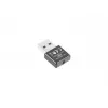 USB-WLAN-adapter LANBERG NC-0300-WI, 2x interne antennes 2 dBi, USB 2.0, tot 2400 Mbit/s, zwart