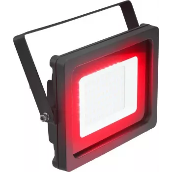 LED-floodlight EUROLITE FL-30 SMD rood IP-beschermd — compacte rode LED-werk-/installatiestraalwerper