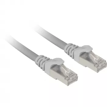 Netwerkkabel Sharkoon Patch SFTP RJ-45 Cat.7a 2m grijs