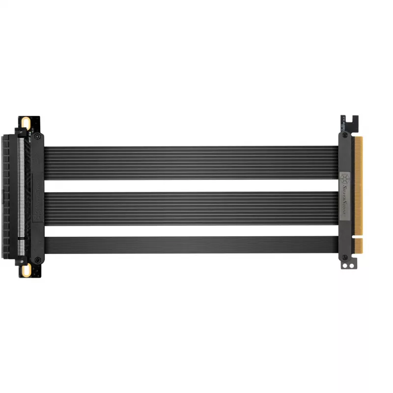 SilverStone SST-RC05-220 PCIe 4.0 x16 riserkabel, 22 cm, zwart