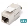 Digitus modulair patchpanel 24-poorts DN-91410-24 RJ-45 Cat6a grijs