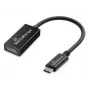 USB Type-C naar DisplayPort audio- en videoconverter MediaRange MRCS235, 20 cm kabel, zwart
