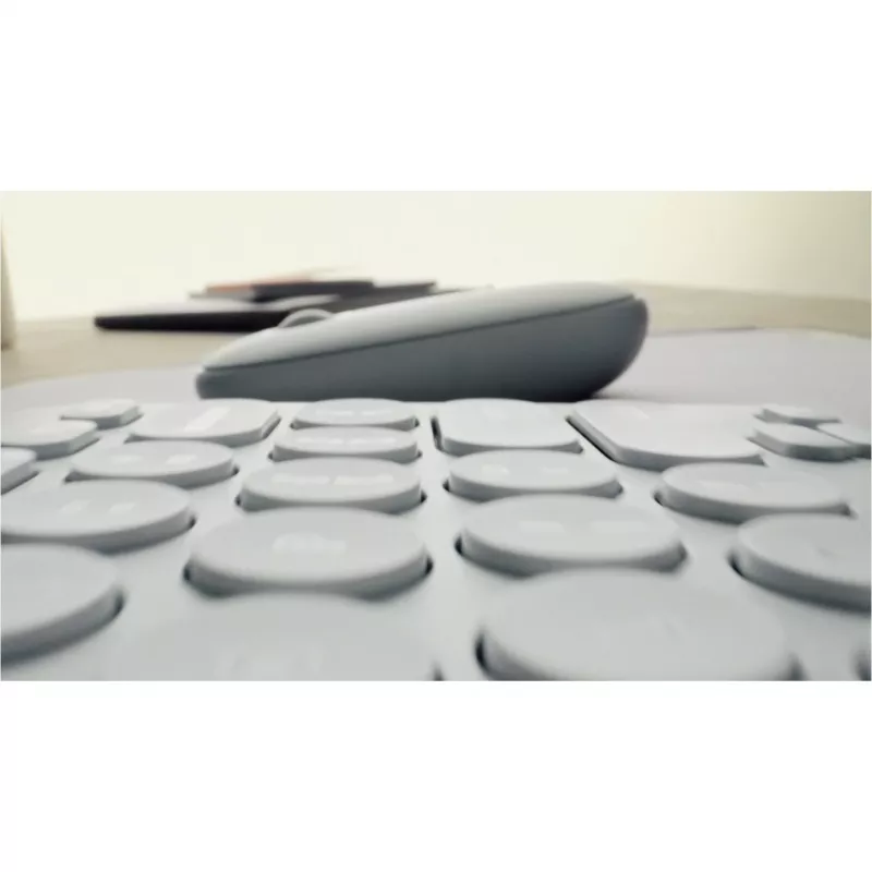 Logitech Pebble 2 Combo set, wit, draadloos, Duits, 920-012204