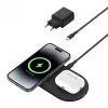 Belkin WIZ021VFBK – 2-in-1 draadloos laadstation met Qi2-technologie 15 W, zwart