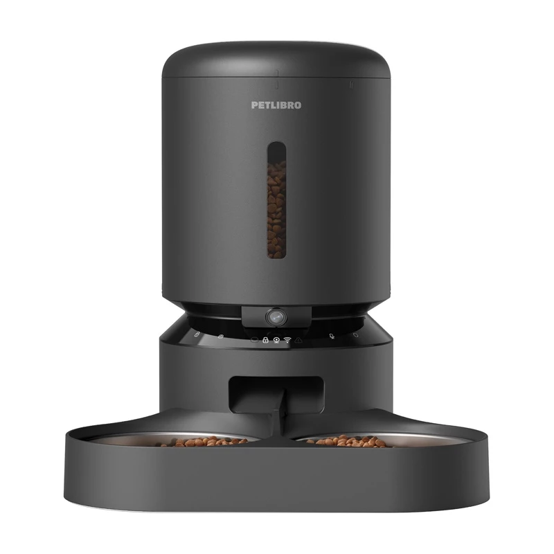 Petlibro Granary voerbak met camera en dubbele schaal, 5L (zwart)