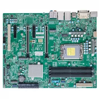 Supermicro - X13SAE - moederbord - ATX - LGA1700-socket - W680 chipset - USB 3.2 Gen 1, USB 3.2 Gen 2, USB-C Gen 2x2 - Gigabit LAN, 2,5 Gigabit LAN - onboard grafisch (CPU vereist)