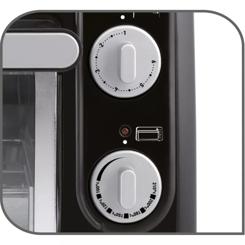 Toaster Tefal TL6008 2 sneetjes 1300 W aluminium zwart