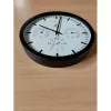 NeXtime klok 2635zw weerstation, Ø34 cm, wand, zwart