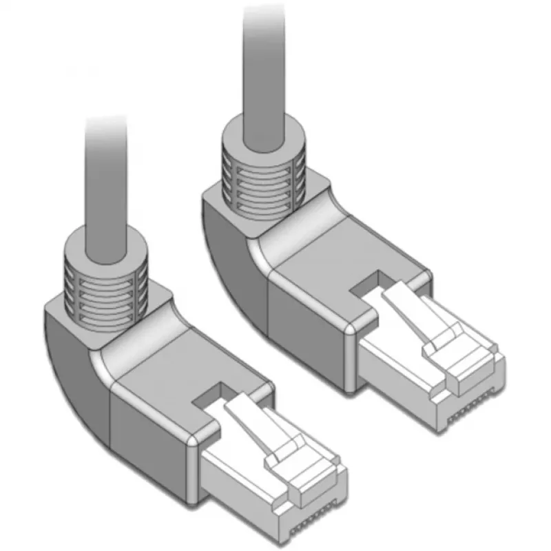 Netwerkkabel DeLOCK 83513 RJ-45 Cat6a 0,5 m grijs