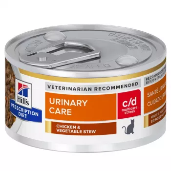 HILL'S PD Feline c/d Urinary Stress Stews - natvoer voor katten - 82 g