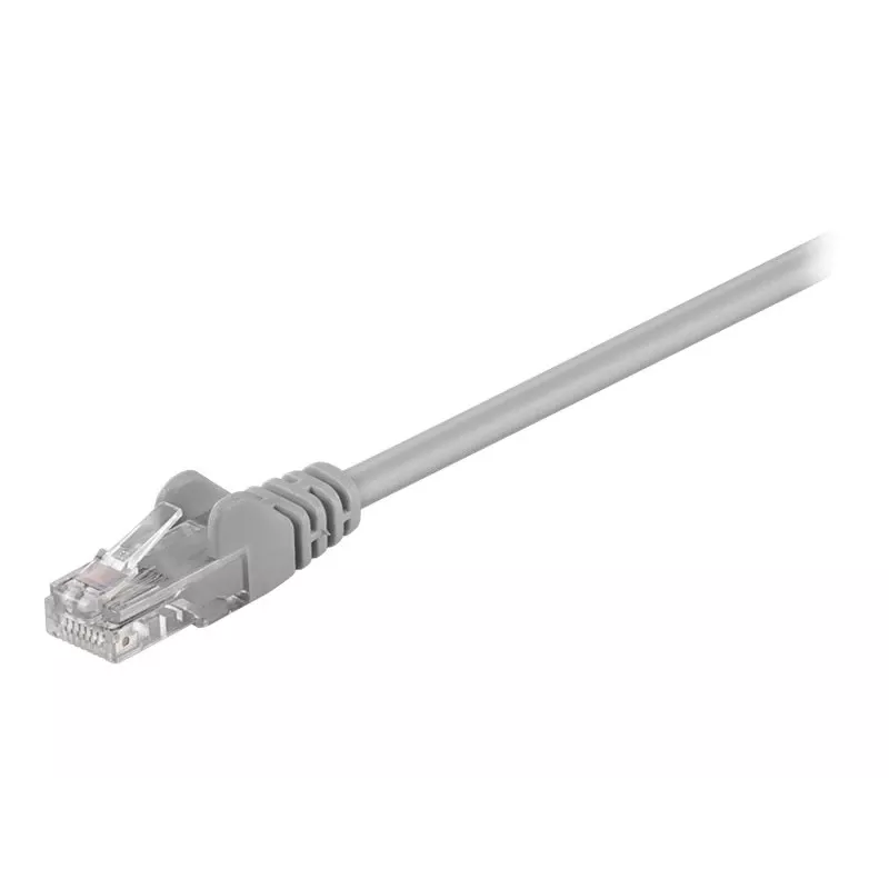 Wentronic Goobay - patchkabel - RJ-45 (M) naar RJ-45 (M) - 25,0 m - UTP - CAT 5e - gevormd - grijs (95635)