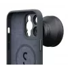 ShiftCam AC-CA-14PR-CH-EF beschermhoes met lensbevestiging voor iPhone 14 Pro, MagSafe, charcoal