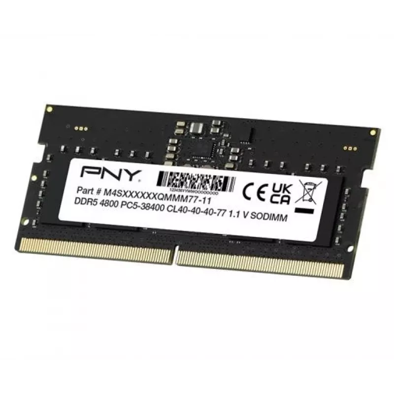 Notebook werkgeheugen PNY DDR5 16GB SODIMM 4800