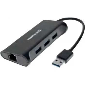 Dexlan docking-hub 310723 — 3× SuperSpeed USB 3.0 poorten, 1× Gigabit Ethernet (10/100/1000)