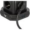 Stopcontacttoren Brennenstuhl 1153560010 — 8 stopcontacten, 2×USB-A, 1×USB-C, zwart